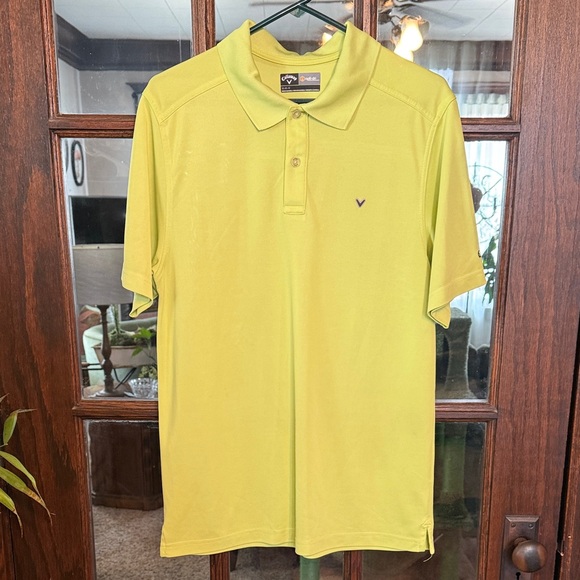 Callaway Other - Callaway Men’s Lime Green Performance Polo
